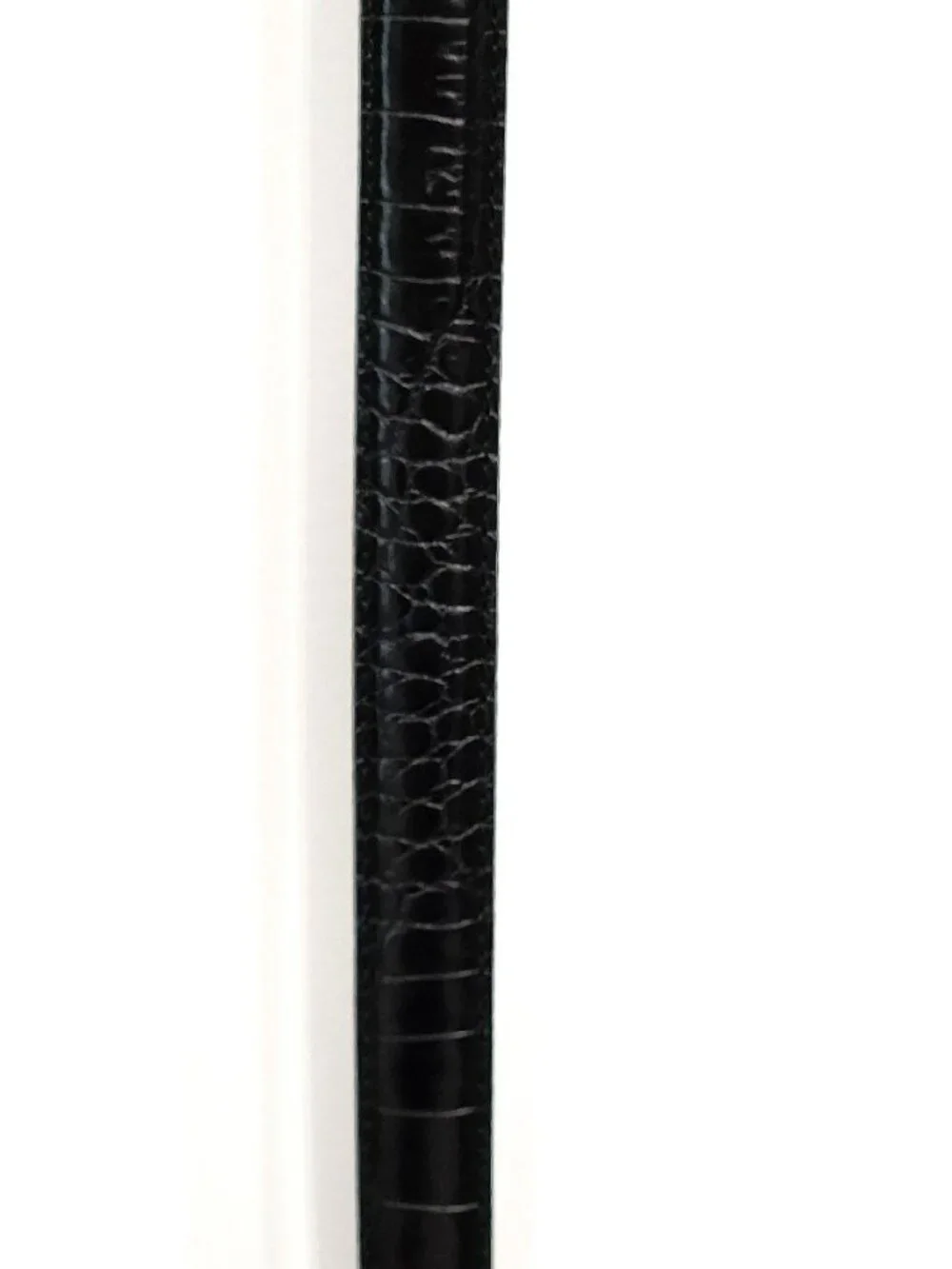 Brighton Women's Croc Embossed Leather Belt Silver Heart & Crystals L/34 B10483